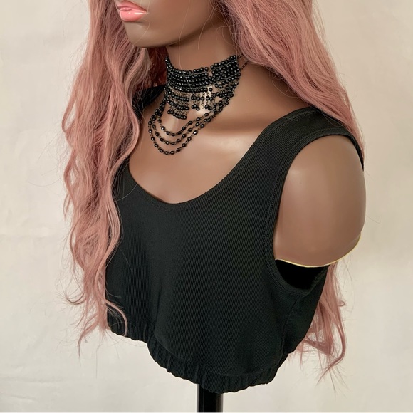 Gorgeous 24” Berry Light 13x2.5 Lace Front Premium Fiber Wig - Picture 14 of 16